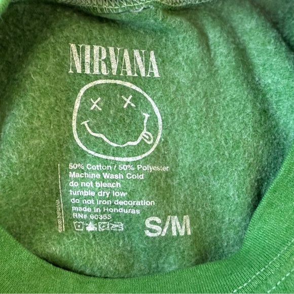 Urban Outfitters NIRVANA Oversized Graphic Sweatshirt, size S/M - Picture 4 of 5